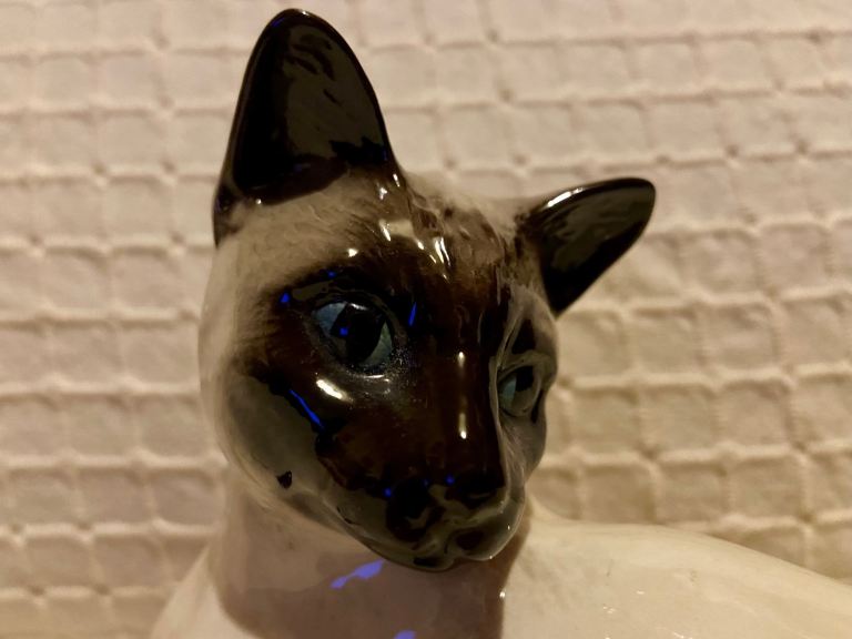 image for Beswick Porcelain Siamese Cat Ornament 