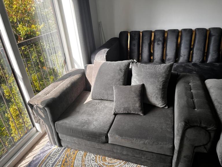 Sofa for sale 3 seater and 2 seater grey 