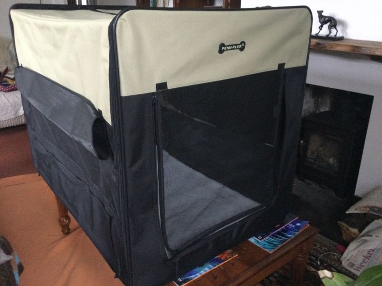 Dog fabric crate