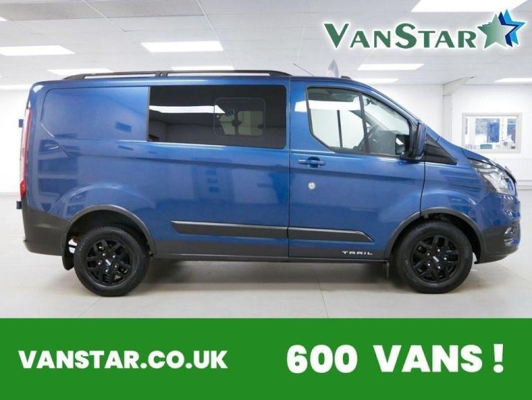 72 TRANSIT CUSTOM 320 2.0 EBL 170 BHP SWB TRAIL EDITION CREWCAB 5 SEATER ( NAV )