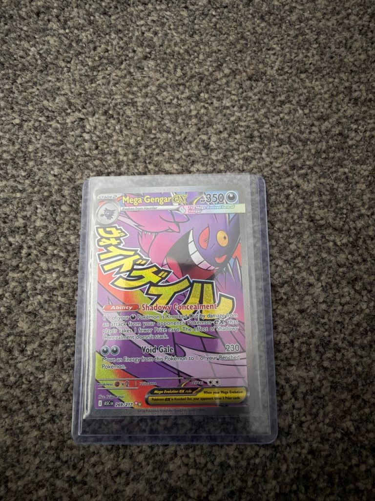 Mega Gengar EX Pokemon Card – Good Condition