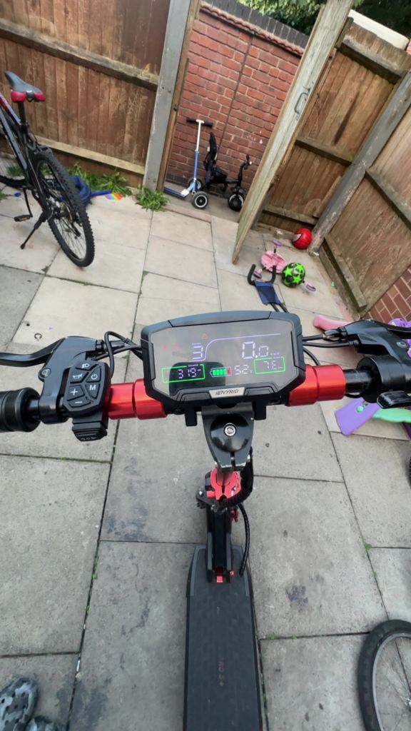 Electric Scooter with Seat – Black, Good Condition