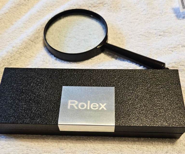 Collectors Pen Set with Rolex Signed Wood Box
