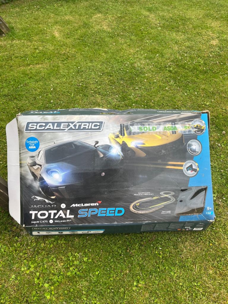 Scalextric Total Speed Race Track Set – Boxed, Good Condition