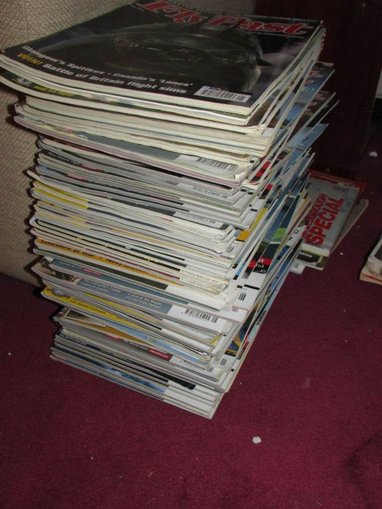 HUGE Pile of 74 Glossy FLYPAST Aviation, Flying, RAF Magazines REDUCED