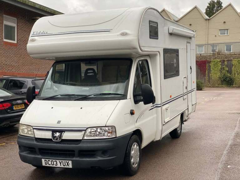 2003 Peugeot Boxer Elddis Sunseeker 35 4 Berth Motorhome   Diesel Manual