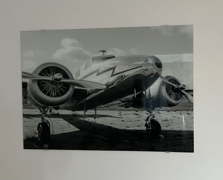 Wall art glass picture from Furniture Village