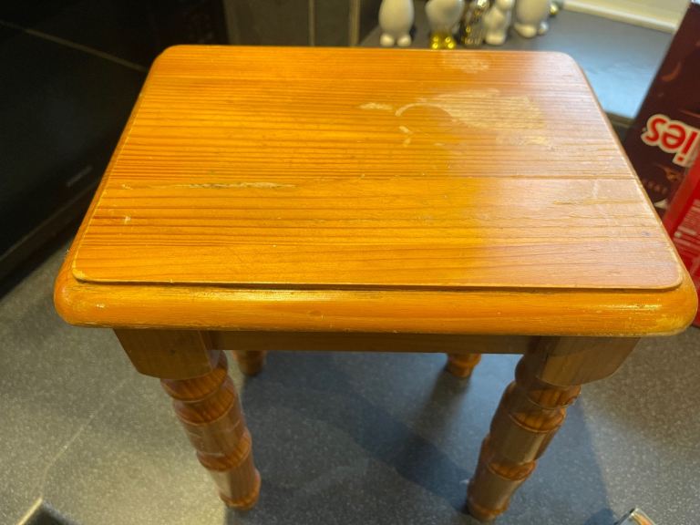 Small pine table - needs tlc