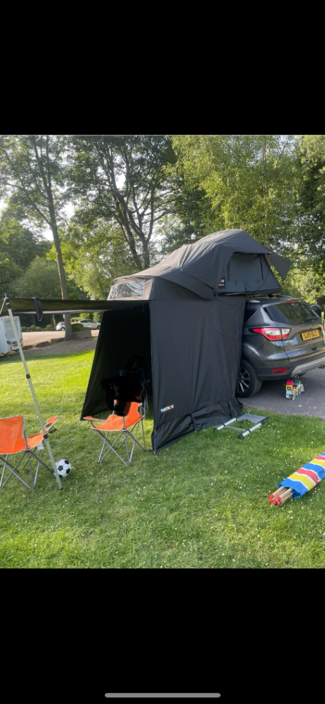 Tent box 2.0, living pod and tent box roof bars 