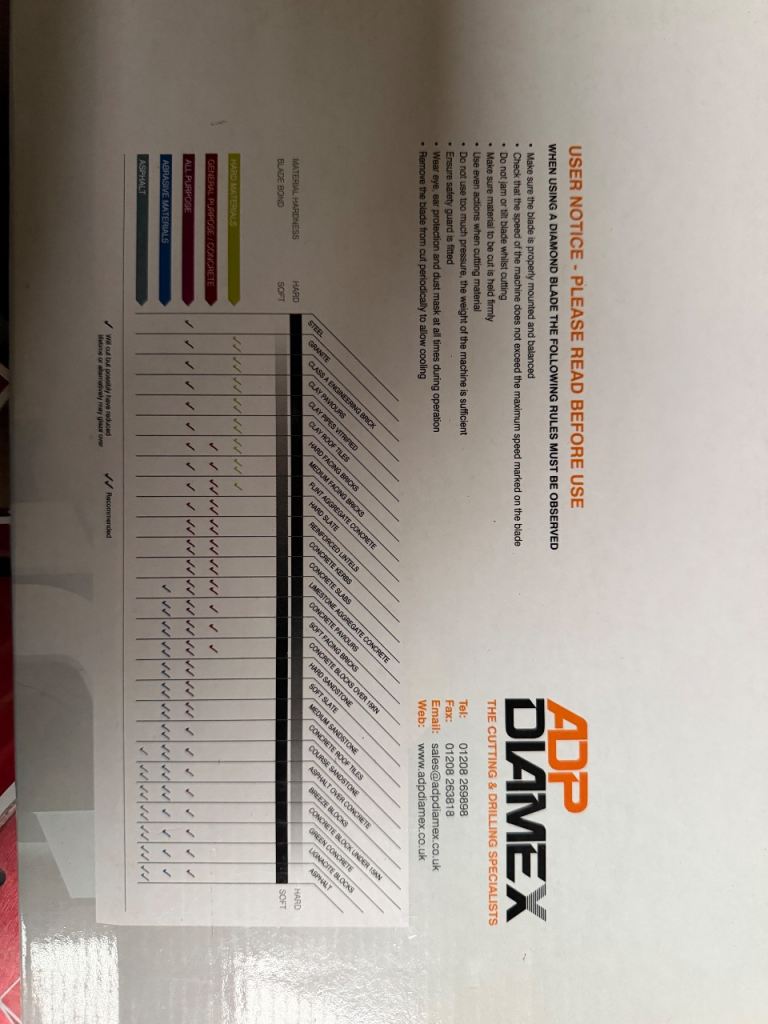 Stihl saw diamond blades 300mm x20