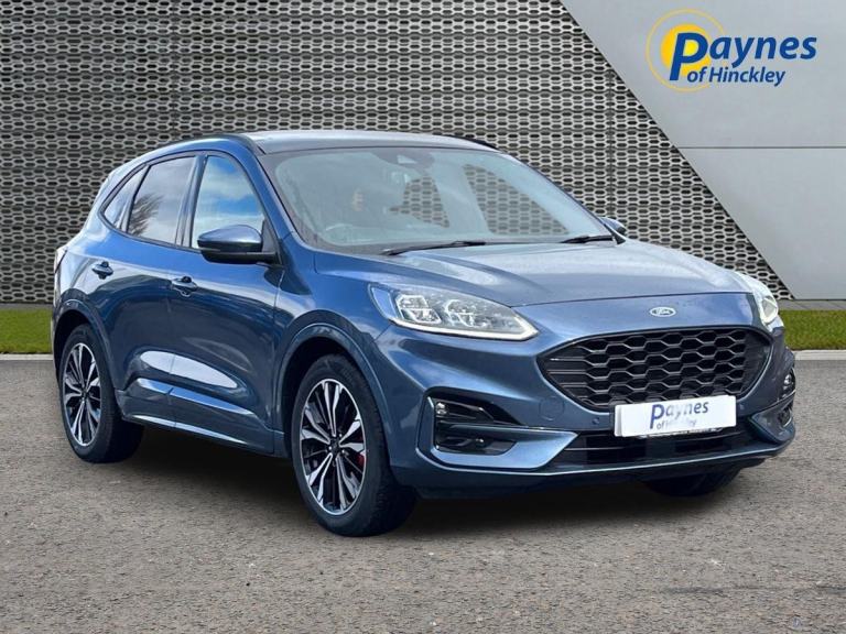 2023 Ford Kuga ST-Line X Edition 2.5 190ps FHEV Auto in Chrome Blue, 1 Owner