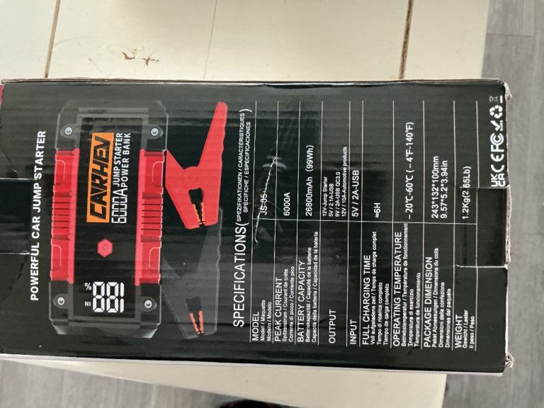 Car jump starter