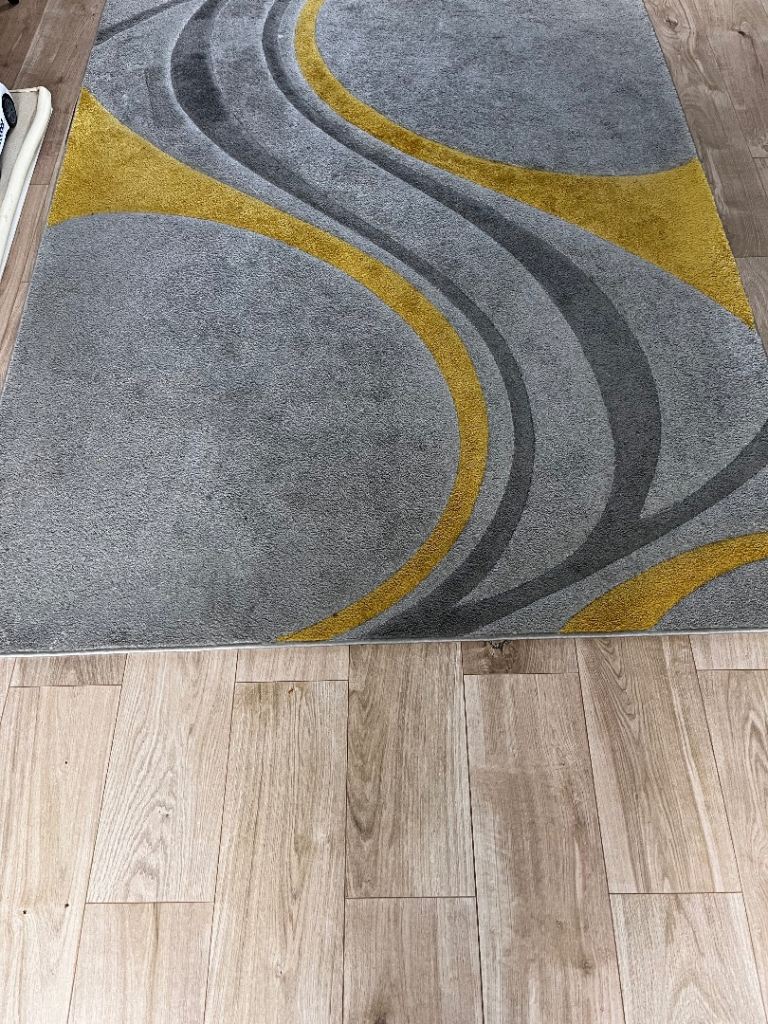 FREE Dunelm Ochre Mirage Rug 160 x 230cm