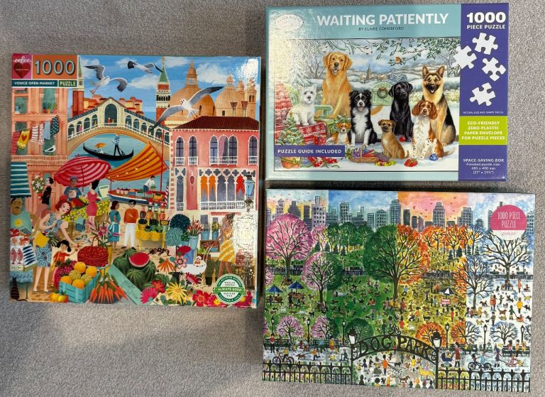 3 Jigsaw Puzzles in very good condition
