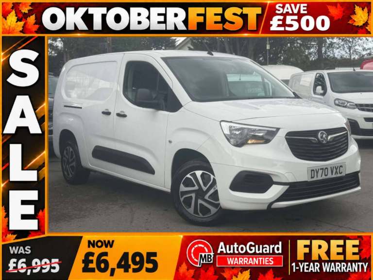 2020 Vauxhall Combo 1.5 Turbo D 2300 Sportive Panel Van 4dr Diesel Manual L2 H1 Euro 6 (s/s) (1 P...