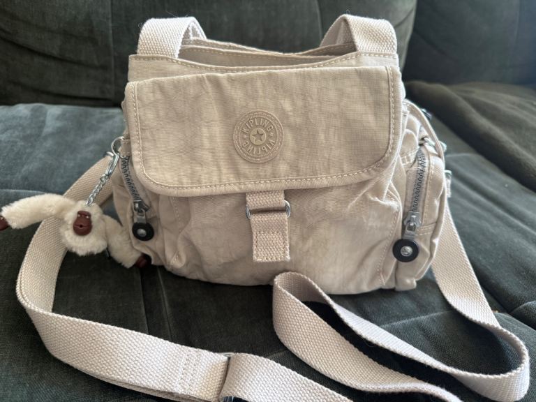 Kipling Crossbody Shoulder Bag Beige