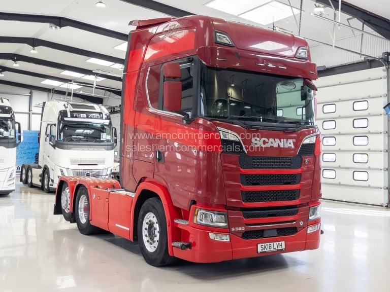 2018 SCANIA S580 V8 6X2 TAG HIGH CAB