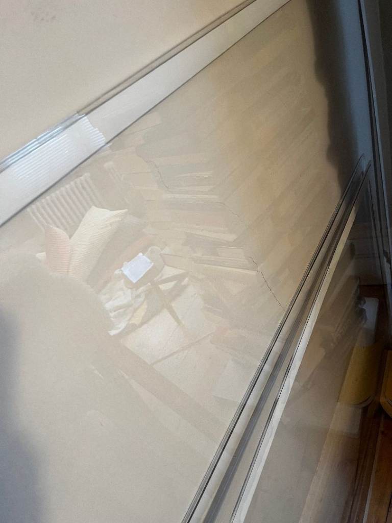 3 x large 4mm perspex sheets for secondary glazing / greenhouse glazing etc.