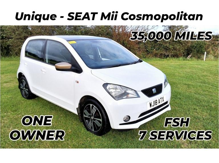2018 SEAT Mii 1.0 75 Mii by Cosmo 5dr HATCHBACK Petrol Manual