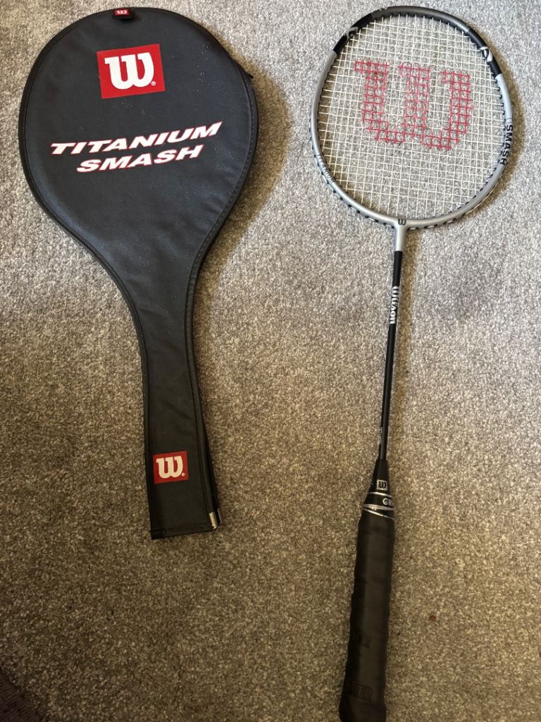 Wilson Titanium Smash Badminton Racket Great Condition 