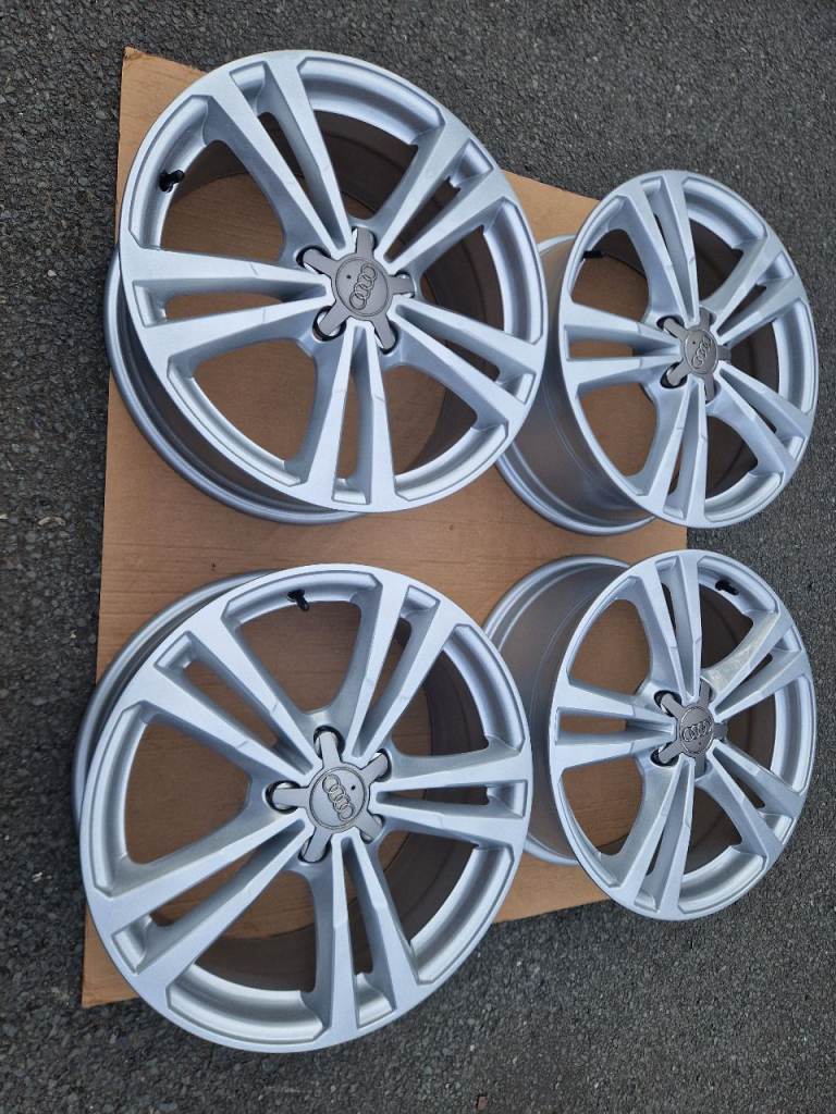 Genuine 18" Audi A3 S3 S-Line 5x112 Alloy Wheels 8V0601025BL / 8V0601025AJ