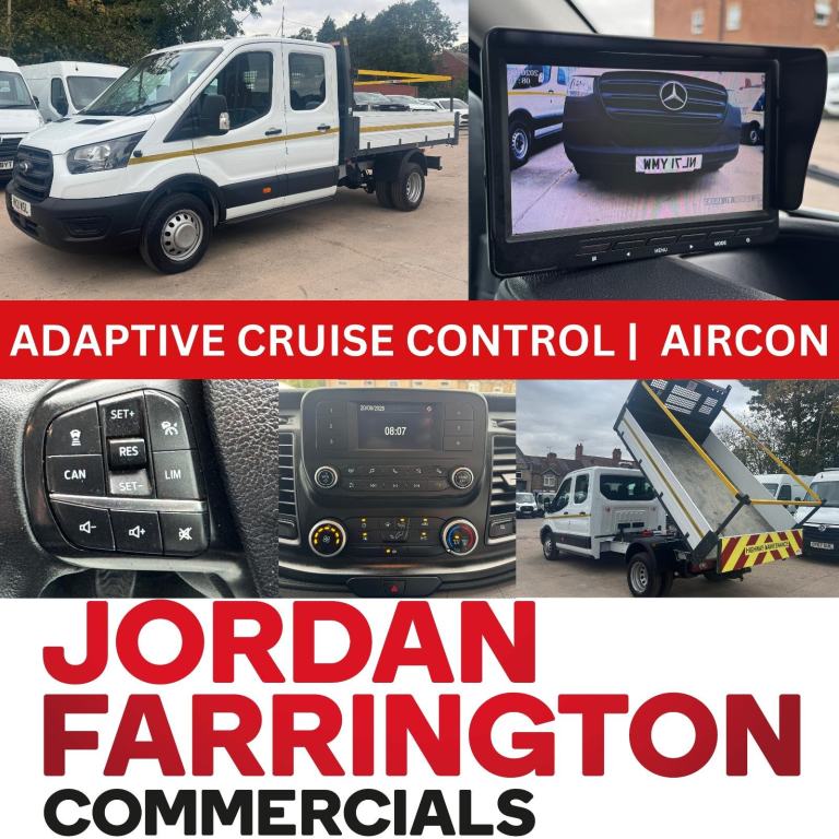  2021 21 reg FORD TRANSIT 350 RWD EURO 6 DOUBLE CAB FORD ONE STOP ALLOY BODY FSH