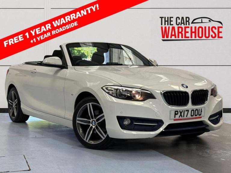 2017 BMW 2 Series 218d [150] Sport 2dr [Nav] Manual Convertible Diesel Manual