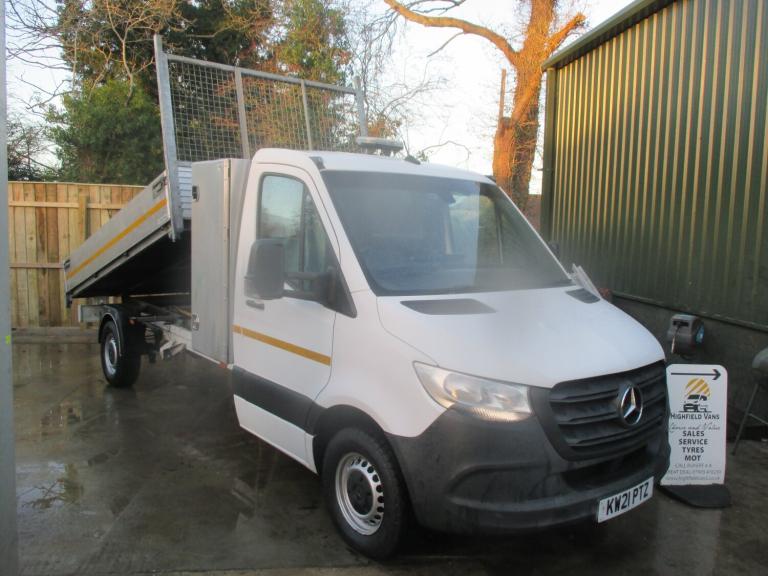 2021 Mercedes-Benz Sprinter 315 CDI 3.5t Progressive SINGLE CAB TOOL BOX NO VAT  Tipper Diesel Ma...
