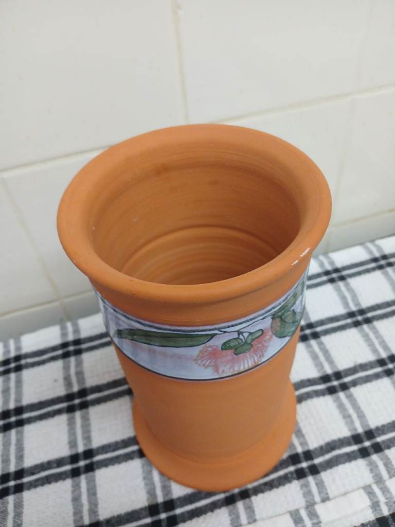 Terracotta vase