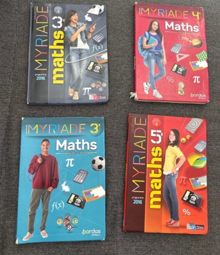 Myriade Maths Textbooks - Years 3 & 4, new Condition