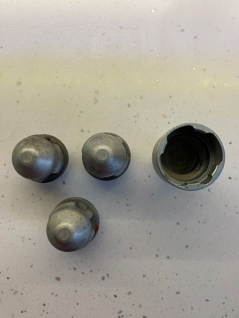  Genuine Jaguar Locking wheel nut key 