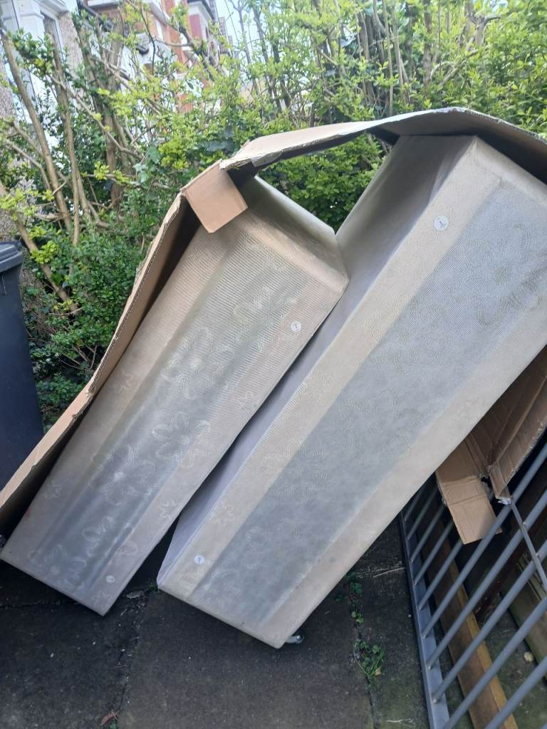 Small Double Divan Base (4' x 6' 3") + Head Board