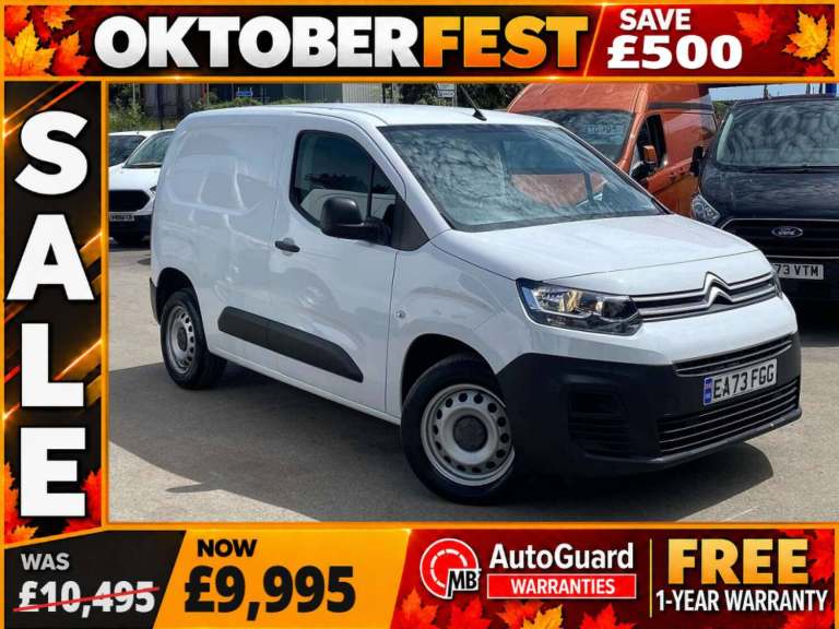 2023 Citroen Berlingo BlueHDi 1000 Enterprise Edition M Panel Van 1.5 Manual Diesel Panel Van Die...
