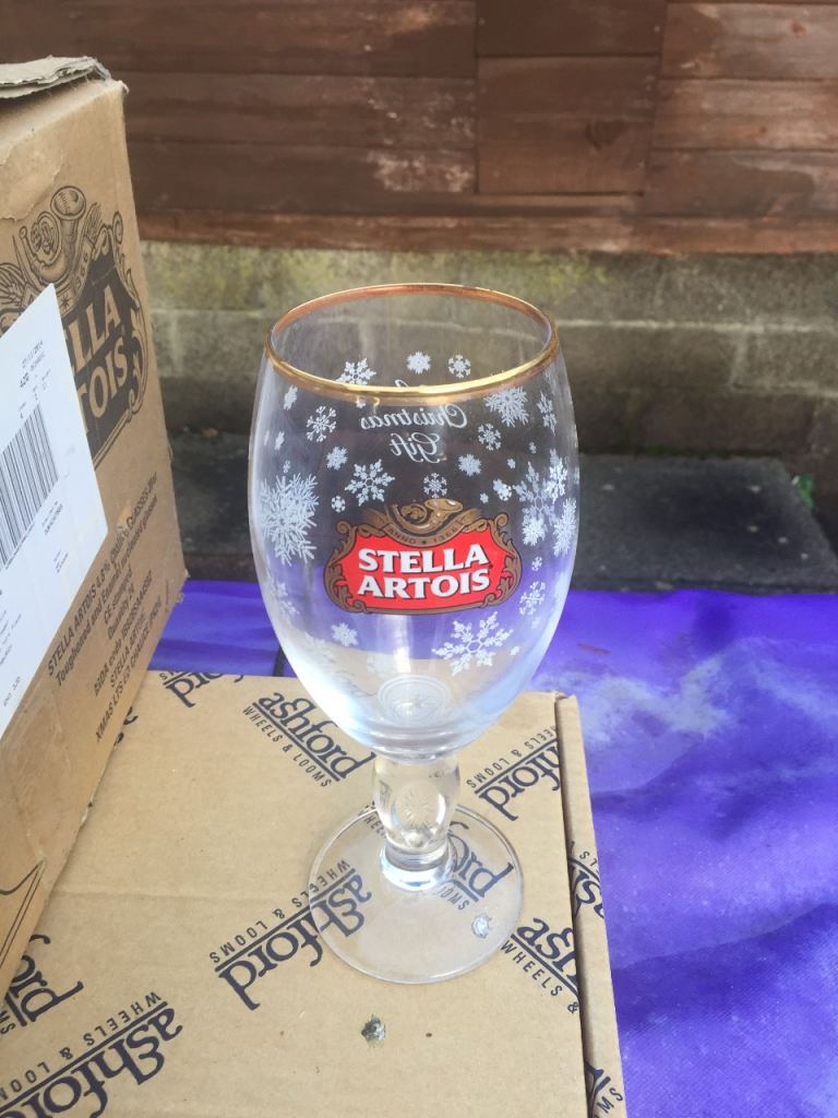 Stella pint glasses