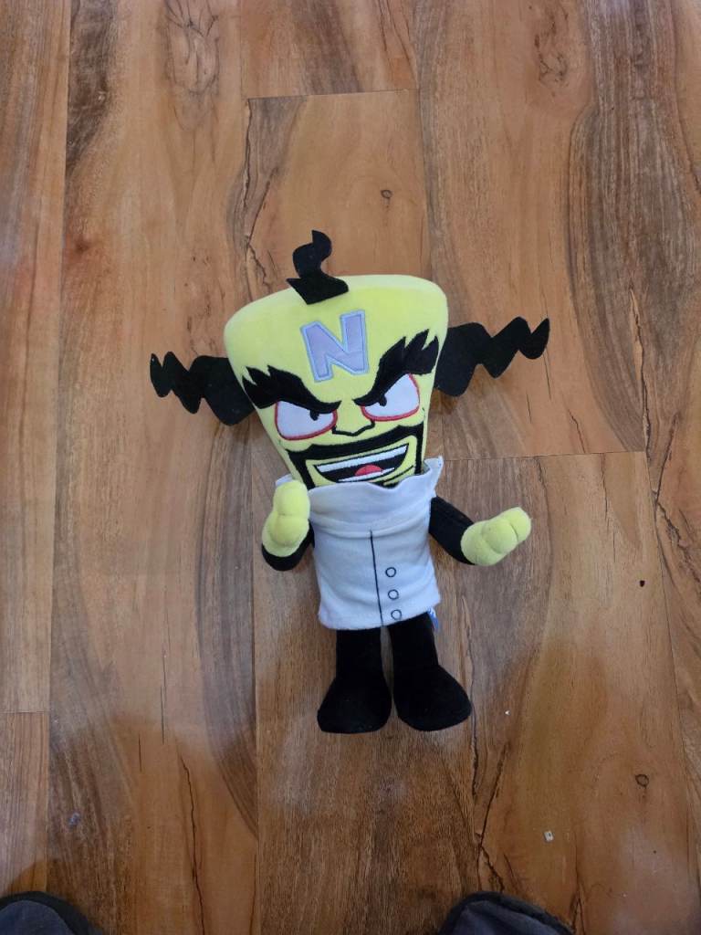 Crash Bandicoot Dr. Neo Cortex Plush Toy – Good Condition