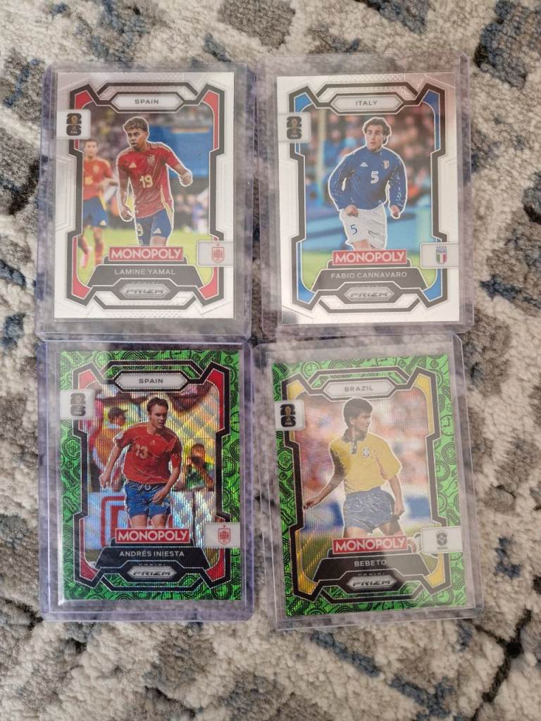 Monopoly Prizm World Cup Trading Cards – Football Players