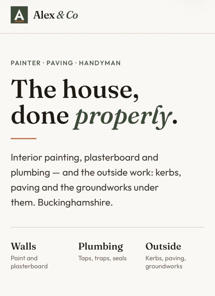 Painter & Decorator 