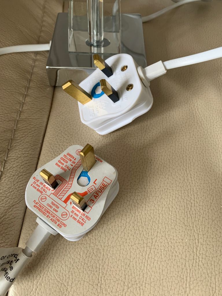 2 x Bedside / table lamps