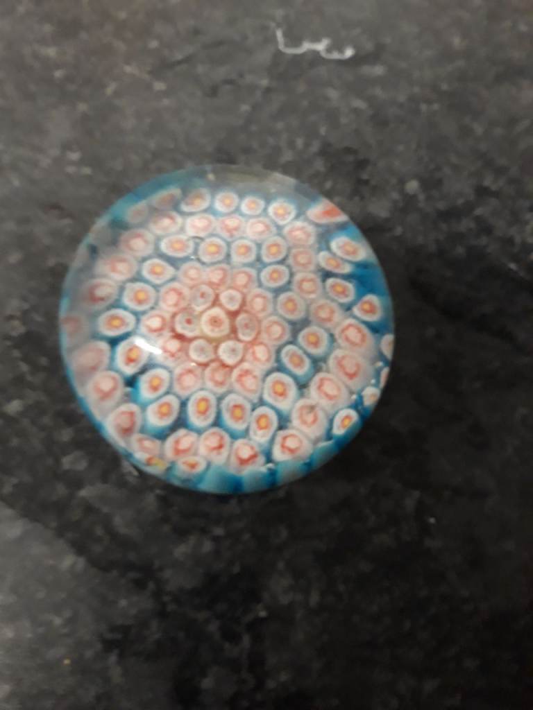 Vintage Millefiori Glass Paperweight - Multicoloured