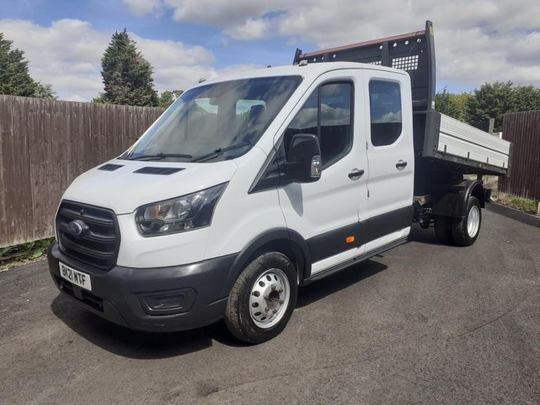 2021 Ford Transit 2.0 EcoBlue 130ps Double Cab Tipper + VAT TWIN REAR WHEELS Tipper Diesel Manual