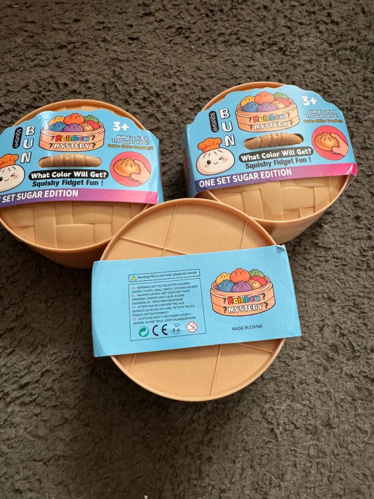 New Squishy Fidget Fun Bun Mystery Toys - Sugar Edition