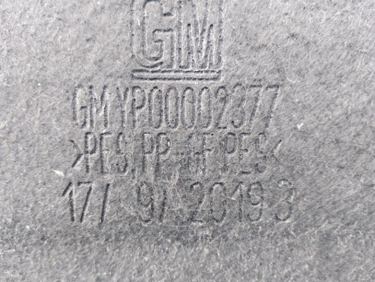 Vauxhall grand land parcel shelf 