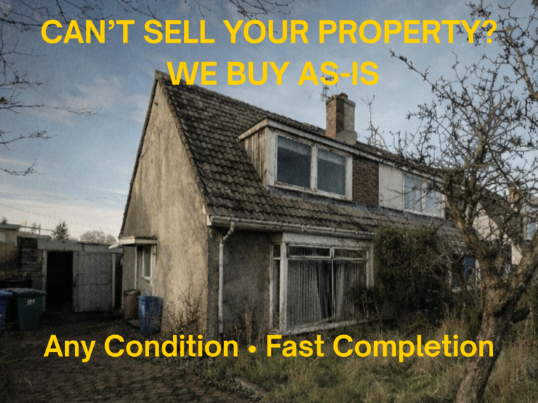 Cash Property Buyer – No Fees – Quick Completion