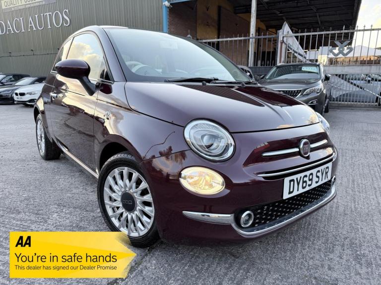 2020 Fiat 500 0.9 TwinAir Lounge Hatchback 3dr Petrol Manual Euro 6 (s/s) (85 bhp) Hatchback Petr...