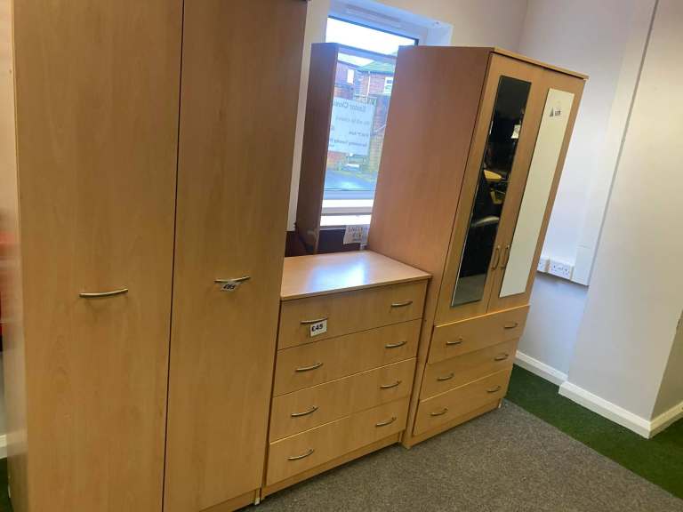 Wardrobe set.  Will sell separately. Variety of items available, please check our other adverts.