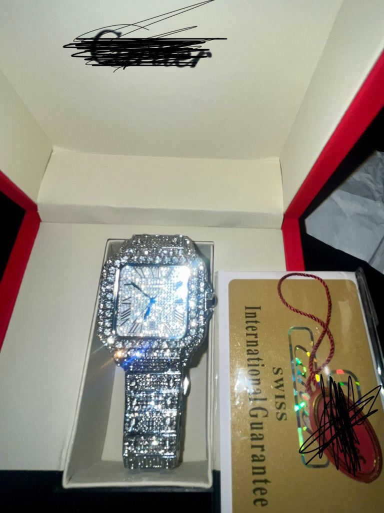 Moissanite watch 