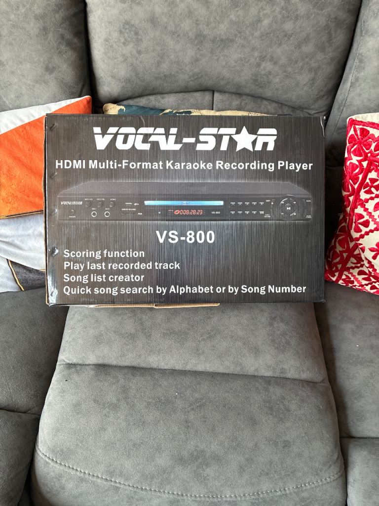 Vocal-Star VS-800 HDMI Multi-Format Karaoke Recording Player - NEW
