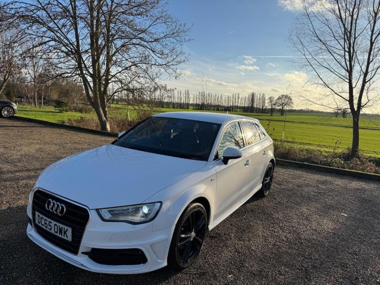2015 Audi A3 1.6 TDI S line Sportback S Tronic Euro 6 (s/s) 5dr (Nav) HATCHBACK Diesel Automatic