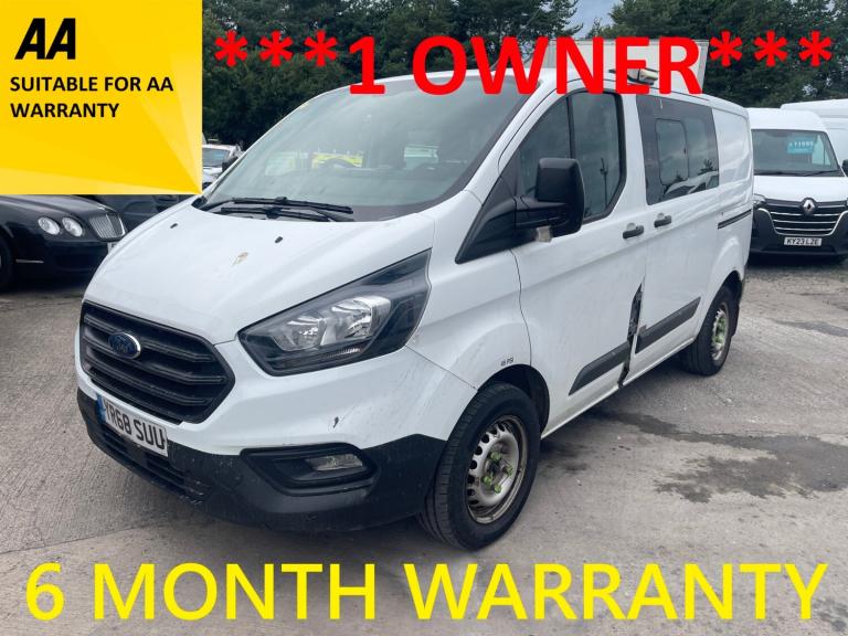 2018 Ford Transit Custom 2.0 TDCi 105ps Low Roof D/Cab Van PANEL VAN Diesel Manual