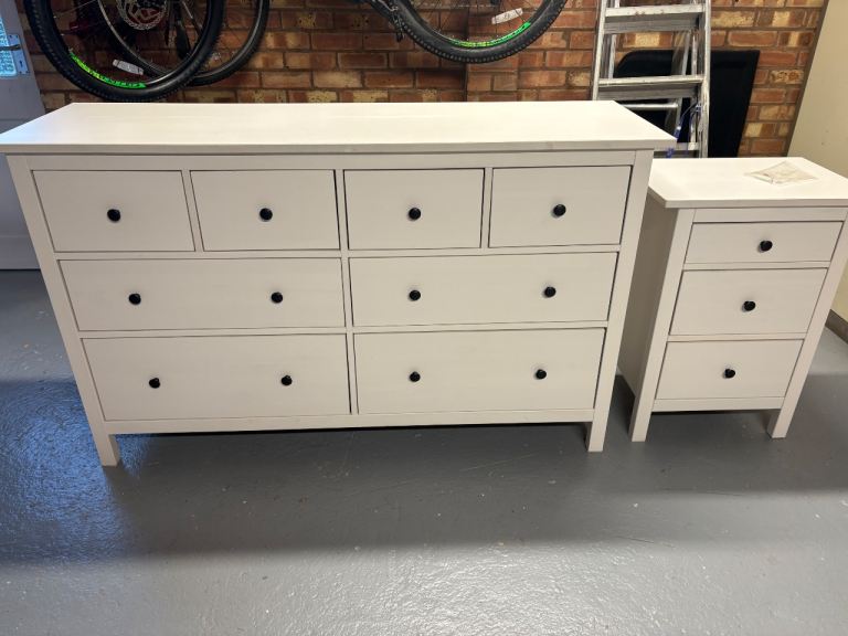 Ikea Hemnes chest of drawers ,bed side table 